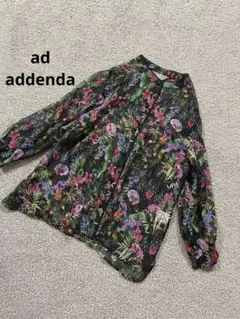 ad addenda アデンダ　エーディー　ブラウス　ボタニカル
