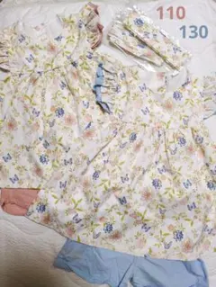セットアップ　110cm　130cm　姉妹　お揃い