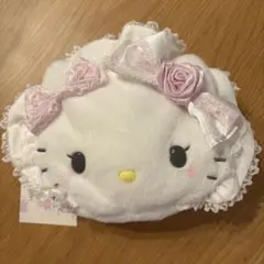 Sanrioホワイトフリルシリーズ　ハローキティ ポーチ