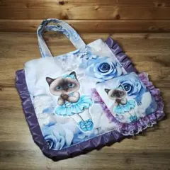 コヤンイサムチョン新柄 クラウディふっくらバッグ＆ポ–チセット