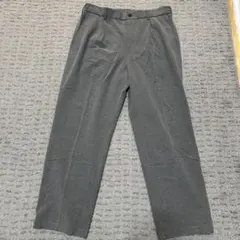 UNIQLO タックワイドパンツ　グレー