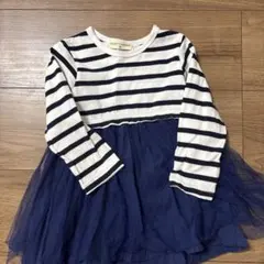 NAUGHTY COMPANY ストライプワンピース 90センチ