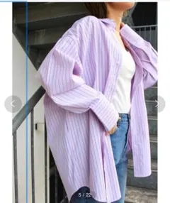 (美品)MLI'A INGNI ストライプシャツ