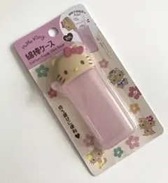 新品 日焼けキティ 綿棒ケース　サンリオグッズ　キティグッズ　キティちゃんケースのサムネイル