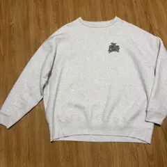 TES グレー クルーネック スウェット