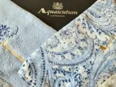 Aquascutum アクアスキュータム ウォッシュタオル 2枚セット　未使用品