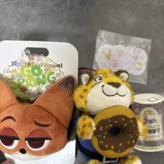 ズートピア ニック リストバンドタオル ぬいぐるみ マスコット