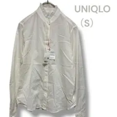 UNIQLO コットンフリルシャツ 長袖 新品