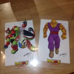 ドラゴンボール超 スーパーヒーロー クリア下敷き 2種セット