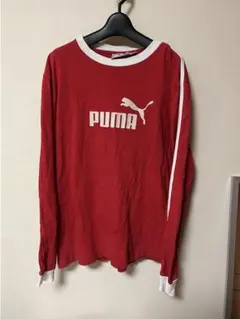 PUMA レッド 長袖カットソー 90sのサムネイル