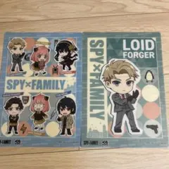 スパイファミリー　くら寿司コラボ　下敷き 2枚セット