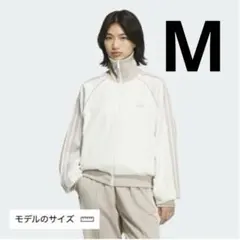 adidas トラックジャケット ジャージ ベージュ