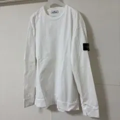 ストーンアイランド　ロンT スウェット　白　XXL