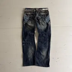 9090×エドハーディー翼デザイン ダメージデニムパンツ - メルカリ