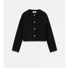 クルーネックショートジャケット