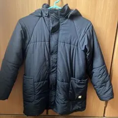 キムラタン ノウズ 中綿コート フード付 140cm ネイビー