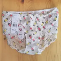 ウンナナクール シモジマ 総レース ショーツ アイボリー Lサイズ