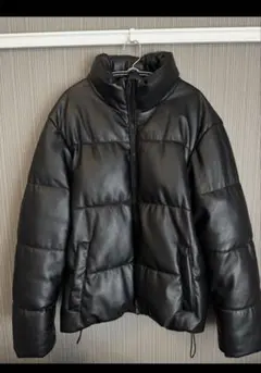 レザー ダウンジャケット