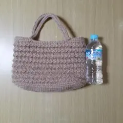 ハンドメイド 麻紐バッグ かごバッグ