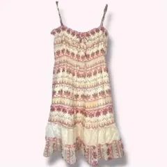 CECIL McBEE 小花柄　ペイズリー　キャミワンピ　夏　海　ポトレ　撮影