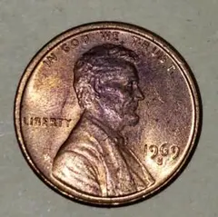 アメリカ　硬貨　1969－s　リンコン　セント