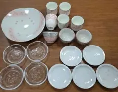 梅　桜　ゆのみ　小皿　春 食器　まとめ売り　陶器　和心　美濃焼　竹久夢二