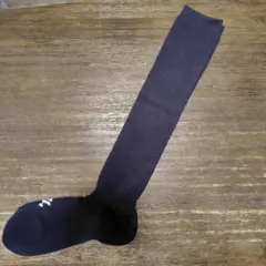 ゼット ネイビー ロングソックス 白ロゴ