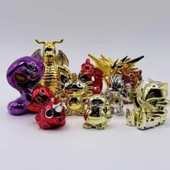 【当時物】ポケモン メタリックミニフィギュア10体セット カイリュー サンダー他