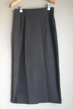 ユニクロ　黒 タイトスカート ロング