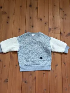 petit main トレーナー 80 グレー