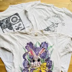 a*a様 プリントTシャツ ホワイト ヴィンテージシングルステッチ含む3枚セット