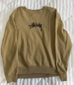 希少カラー】ステューシー　スウェット　センター刺繍　オーバー　入手困難　希少