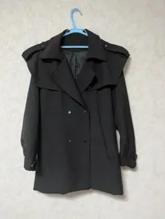 コート ウエストリボン付き