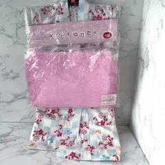 新品未使用　子ども用ゆかた　110cm 女の子用