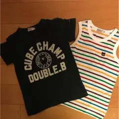 ミキハウス ダブルＢ 2枚セット