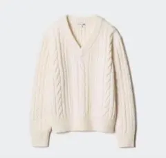 UNIQLO JW ANDERSON ケーブルニット Lサイズ アイボリー