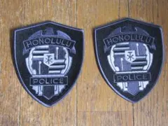 HONOLULU POLICE ワッペン 2枚セット パッチのサムネイル