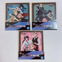 SPY×FAMILY スパイファミリー ミニ色紙 アーニャ ロイド ヨル