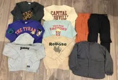 トレーナー　パーカー　アウター　ズボン　9点　冬服　まとめ売り サイズ120