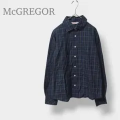 【マックレガー】チェックシャツ　長袖　タータンチェック　レトロ　ヴィンテージ　Mのサムネイル
