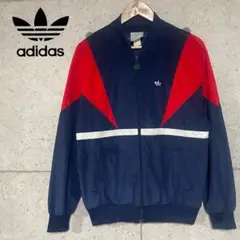 80s 銀タグ adidas アディダス ベロア トラックジャケット ジャージ
