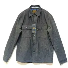 EDWIN キルトシャツ　ブルゾン　ダークブラウン 46312 Lサイズ美品