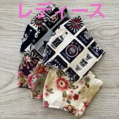 レディース和柄ハンドメイド立体マスク６枚セット