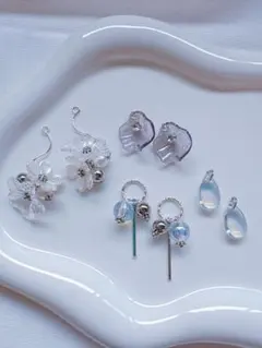 フックピアス 4点セット