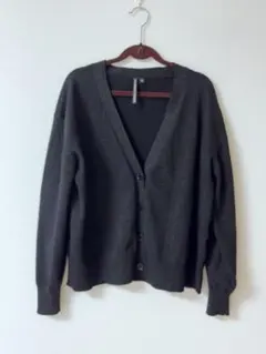 HKWORKSLONDON ラメカーディガン　サイズM 黒　ゆったり　しまむら