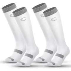 スキー　スノボ　靴下　抗菌防臭　吸湿速乾　厚手　スノーボード　2足組　白　保温