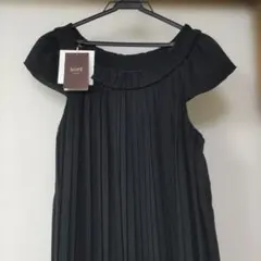 ROPÉ classe プリーツワンピース ブラック