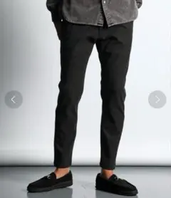 【定価16,500円】 『ワンダーシェイプ』 微起毛 テーパードスキニーパンツM