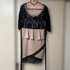 dazzy ペプラムドレス ピンク