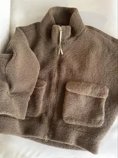 Kha_ki_officialの今シーズンのボアジャケット ブラウン 新品同様